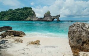 Beautiful scenery in Nusa Penida
