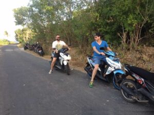 You can rent a motorbike to the easiest way to travel around in Nusa Penida